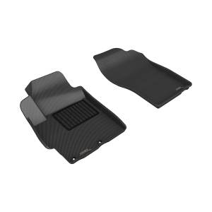 3D MAXpider - 3D MAXpider KAGU Floor Mat (BLACK) compatible with MITSUBISHI LANCER / EVOLUTION X 2008-2017 - Front Row - Image 1