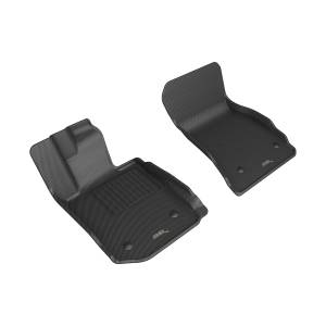 3D MAXpider - 3D MAXpider KAGU Floor Mat (BLACK) compatible with BMW 2 SERIES (G42) 2022-2024 - Front Row - Image 1