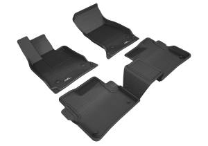 3D MAXpider - 3D MAXpider KAGU Floor Mat (BLACK) compatible with CADILLAC CT6 2016-2020 - Full Set - Image 1