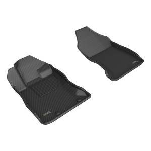 3D MAXpider - 3D MAXpider KAGU Floor Mat (BLACK) compatible with SUBARU WRX 2022-2024 - Front Row - Image 1