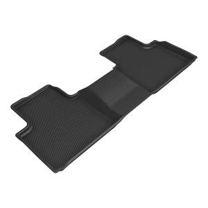 3D MAXpider - 3D MAXpider KAGU Floor Mat (BLACK) compatible with MITSUBISHI OUTLANDER 2022-2024 - Second Row - Image 1