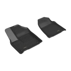 3D MAXpider - 3D MAXpider KAGU Floor Mat (BLACK) compatible with JEEP WAGONEER 2022-2024 - Front Row - Image 1