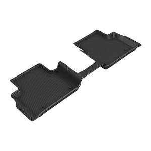 3D MAXpider - 3D MAXpider KAGU Floor Mat (BLACK) compatible with JEEP GRAND CHEROKEE L 2022-2024 - Second Row - Image 1