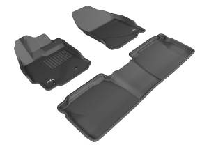 3D MAXpider - 3D MAXpider KAGU Floor Mat (BLACK) compatible with SCION TC 2014-2016 - Full Set - Image 1