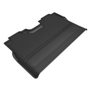 3D MAXpider - 3D MAXpider KAGU Floor Mat (BLACK) compatible with FORD F-150/250/350 SUPERCREW 2022-2023 - Second Row - Image 1