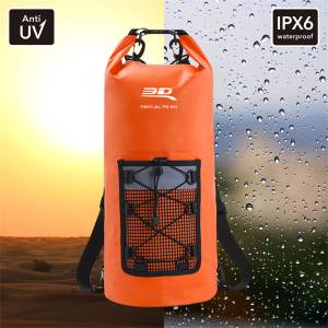 3D MAXpider - 3D ROLL-TOP DRY BAG BACKPACK ORANGE - Image 2