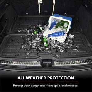 3D MAXpider - 3D MAXpider KAGU Cargo Liner (BLACK) compatible with VOLVO XC90 2003-2014 - Cargo Liner - Image 3