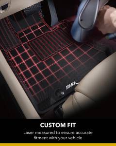 3D MAXpider - 3D MAXpider KAGU Floor Mat (BLACK) compatible with HYUNDAI IONIQ 5 2022-2024 - Front Row - Image 2