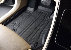 3D MAXpider - 3D MAXpider ELEGANT HYBRID Floor Mat (BLACK) compatible with FORD F-150 SUPERCREW 2015-2023 - Full Set - Image 3