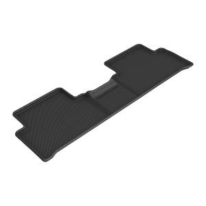 3D MAXpider - 3D MAXpider KAGU Floor Mat (BLACK) compatible with KIA SORENTO HYBRID 2022-2024 - Second Row - Image 1