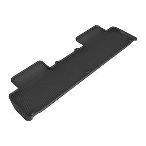 3D MAXpider - 3D MAXpider KAGU Floor Mat (BLACK) compatible with RIVIAN R1S 2022-2023 - Second Row - Image 1