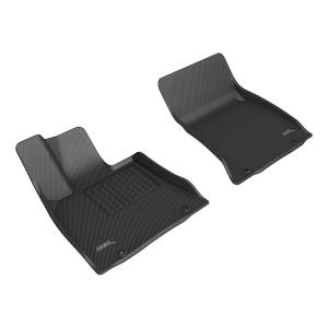 3D MAXpider - 3D MAXpider KAGU Floor Mat (BLACK) compatible with GENESIS G80 2023-2024 - Front Row - Image 1