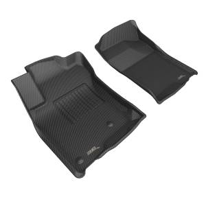 3D MAXpider - 3D MAXpider KAGU Floor Mat (BLACK) compatible with LEXUS GX470 2003-2009 - Front Row - Image 1